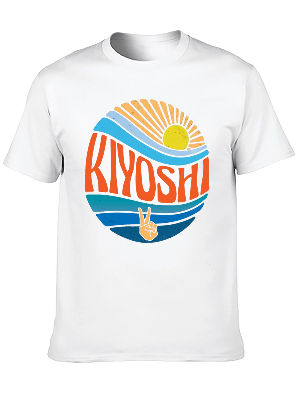 Kiyoshi Retro Graphic Tee - Peace & Sunshine