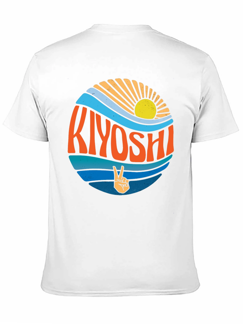 Kiyoshi Retro Graphic Tee - Peace & Sunshine