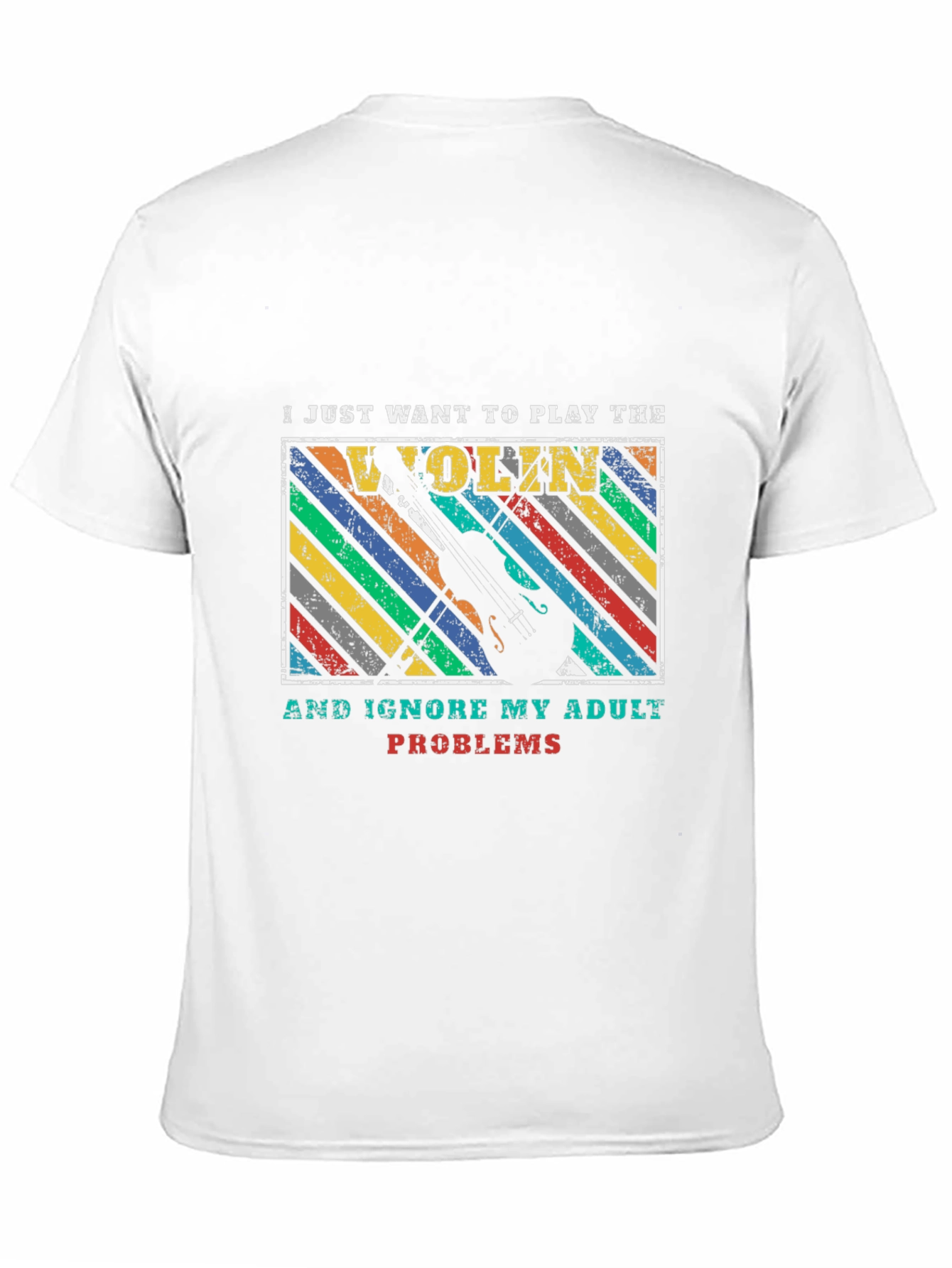 Violin Player Adult Problems T-Shirt