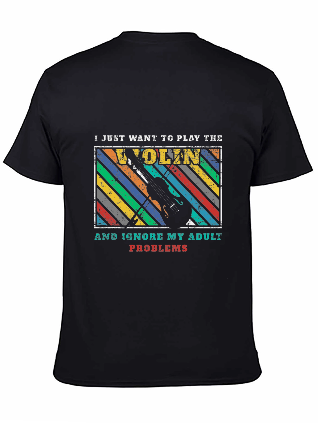 Violin Player Adult Problems T-Shirt
