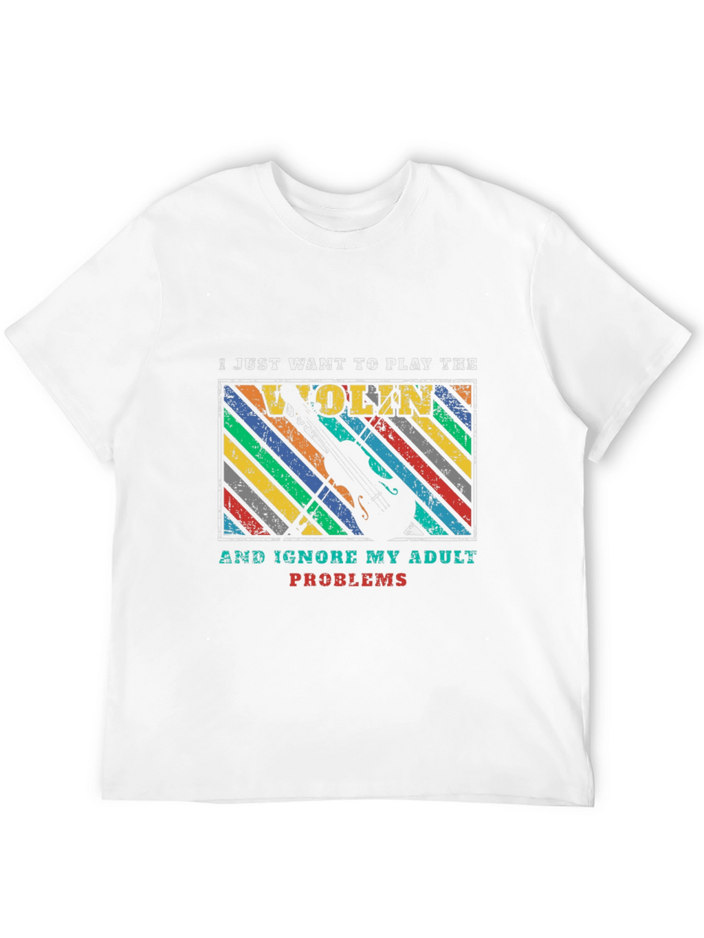 Violin Player Adult Problems T-Shirt