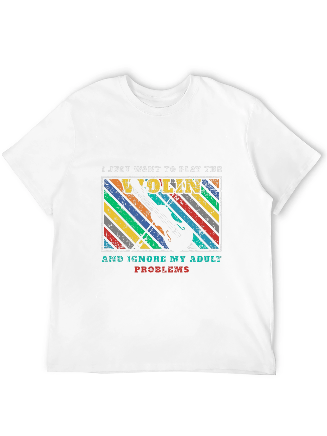 Violin Player Adult Problems T-Shirt