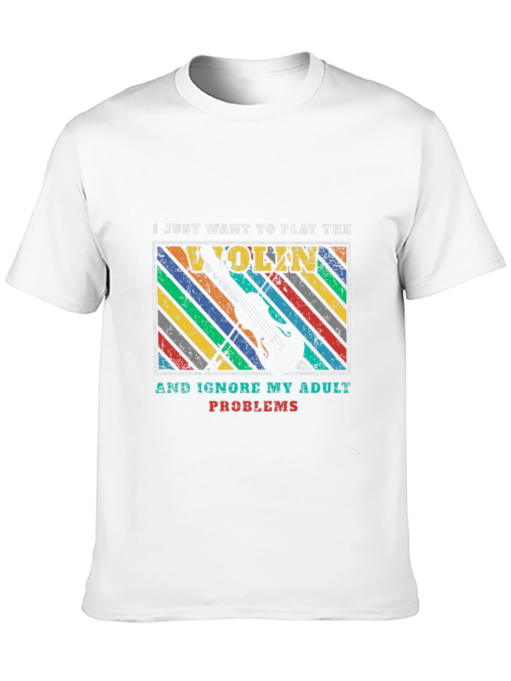 Violin Player Adult Problems T-Shirt
