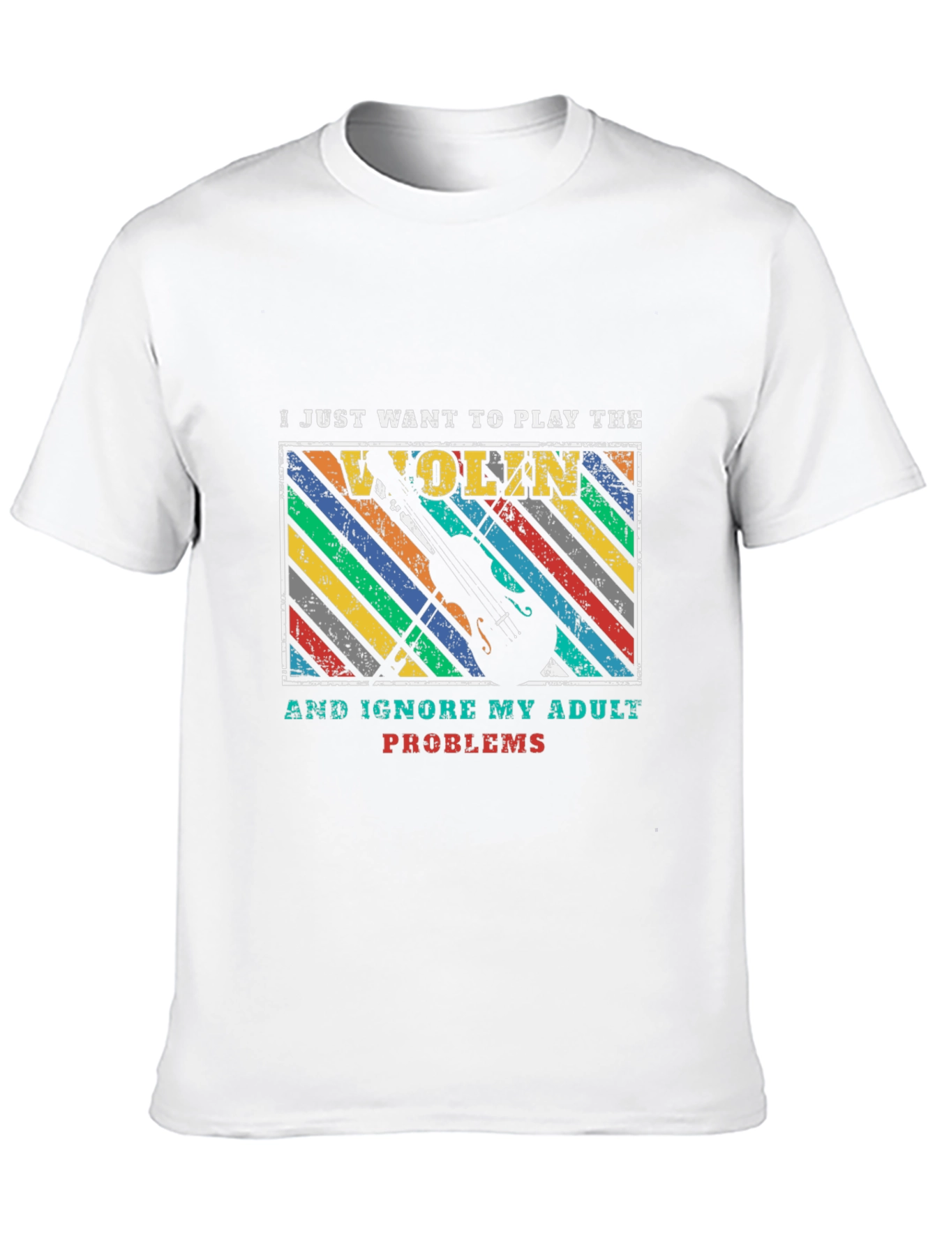 Violin Player Adult Problems T-Shirt