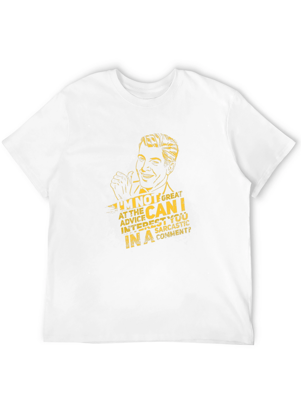 Sarcastic Humor Graphic Tee - Black