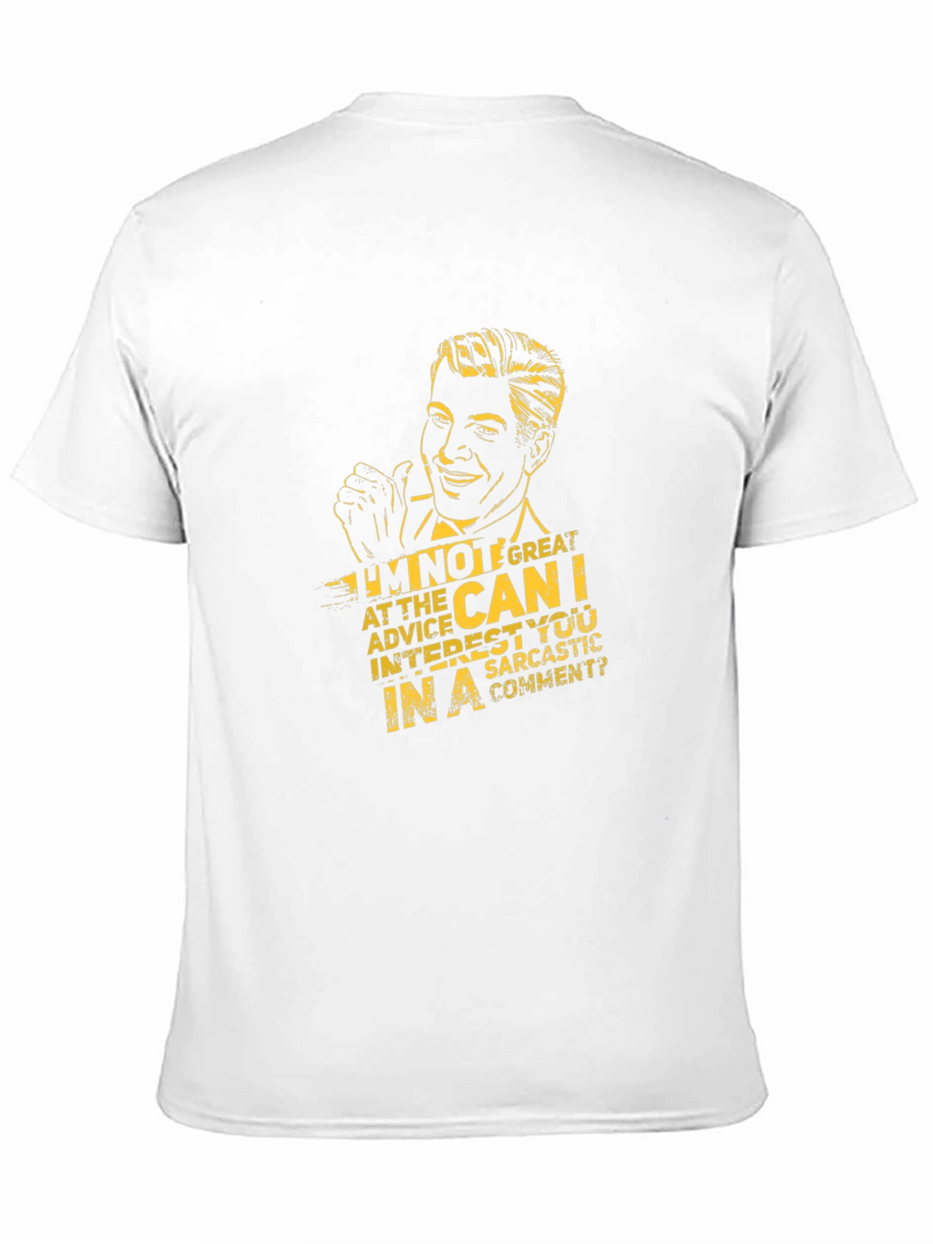 Sarcastic Humor Graphic Tee - Black