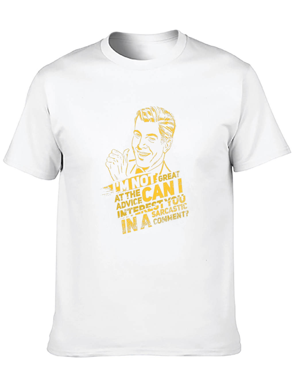 Sarcastic Humor Graphic Tee - Black
