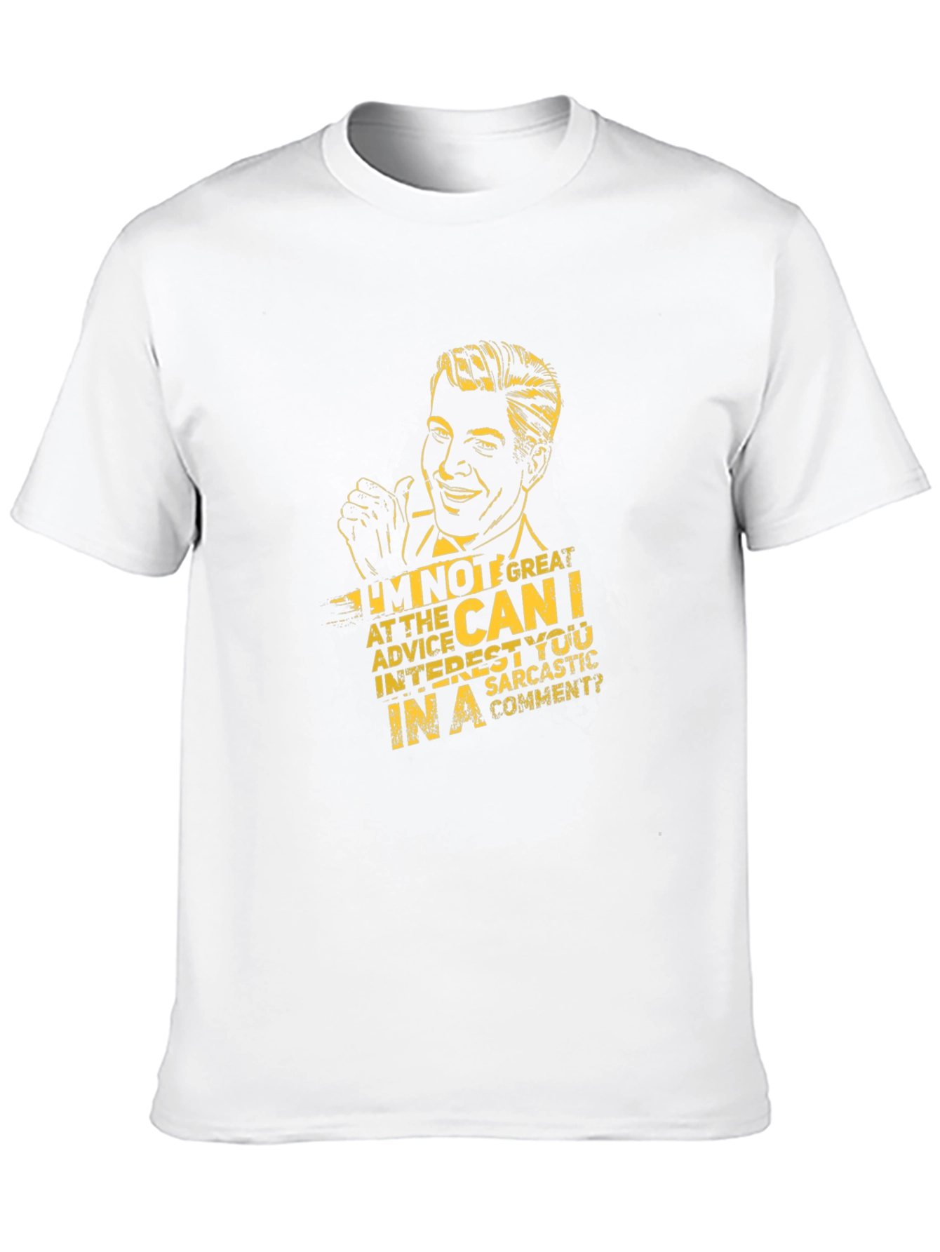 Sarcastic Humor Graphic Tee - Black