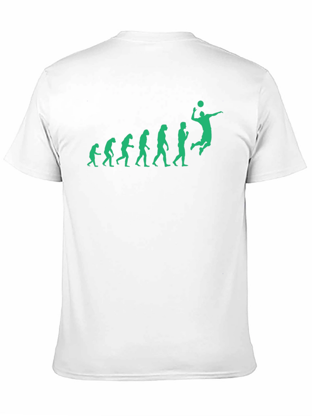 Volleyball Evolution Graphic Tee - Black