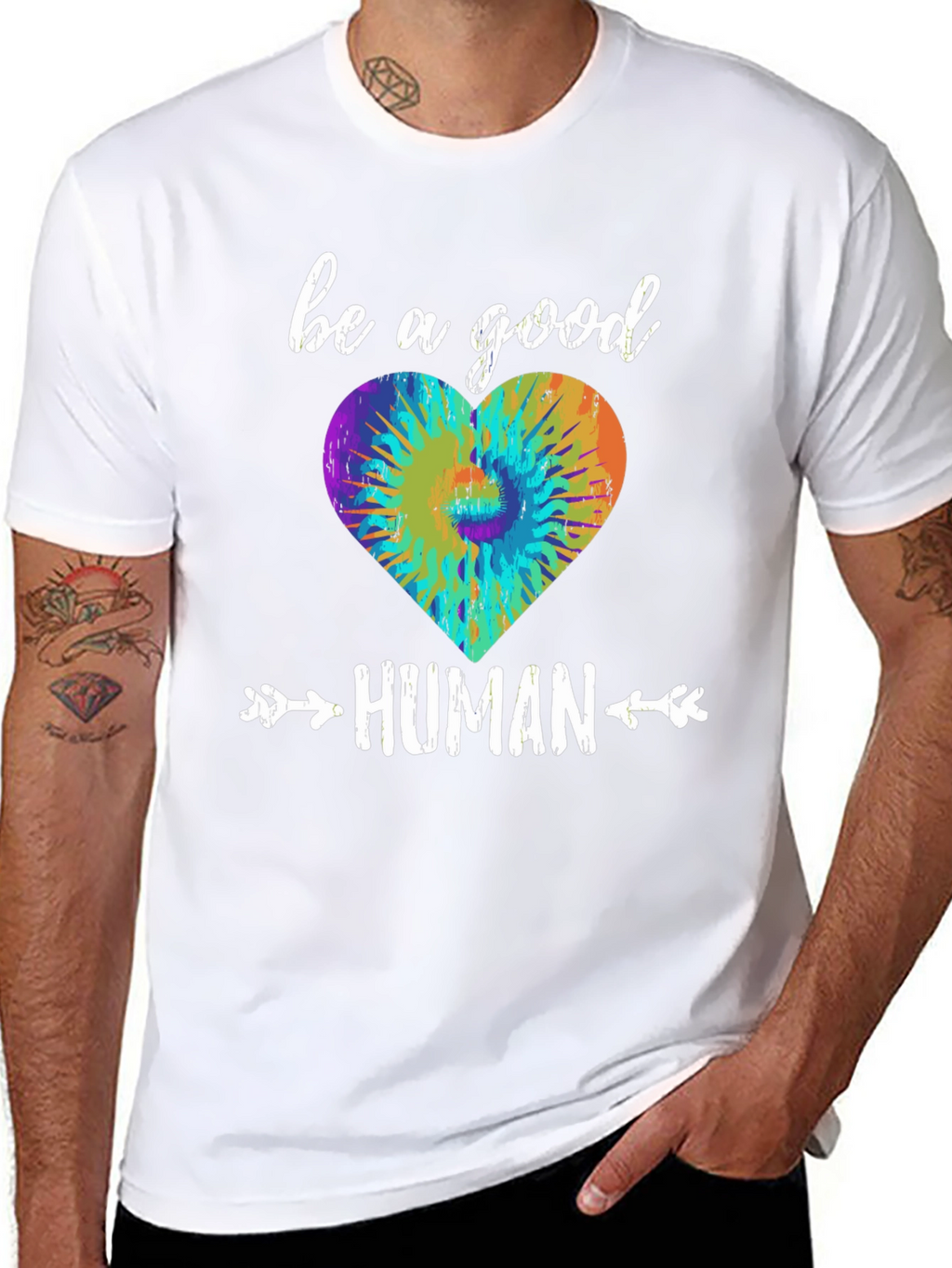 Be A Good Human T-Shirt Black