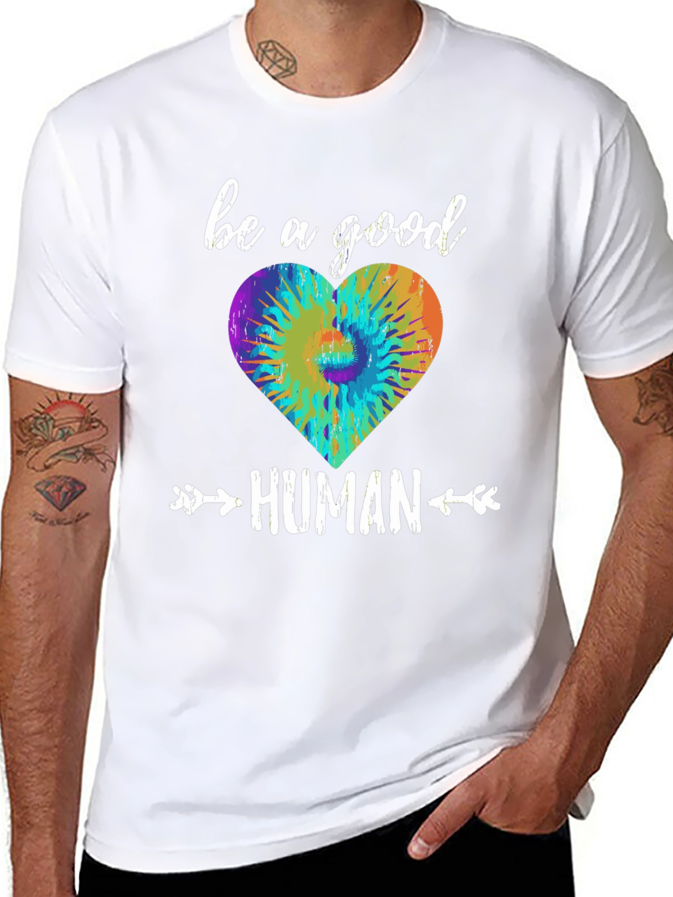 Be A Good Human T-Shirt Black