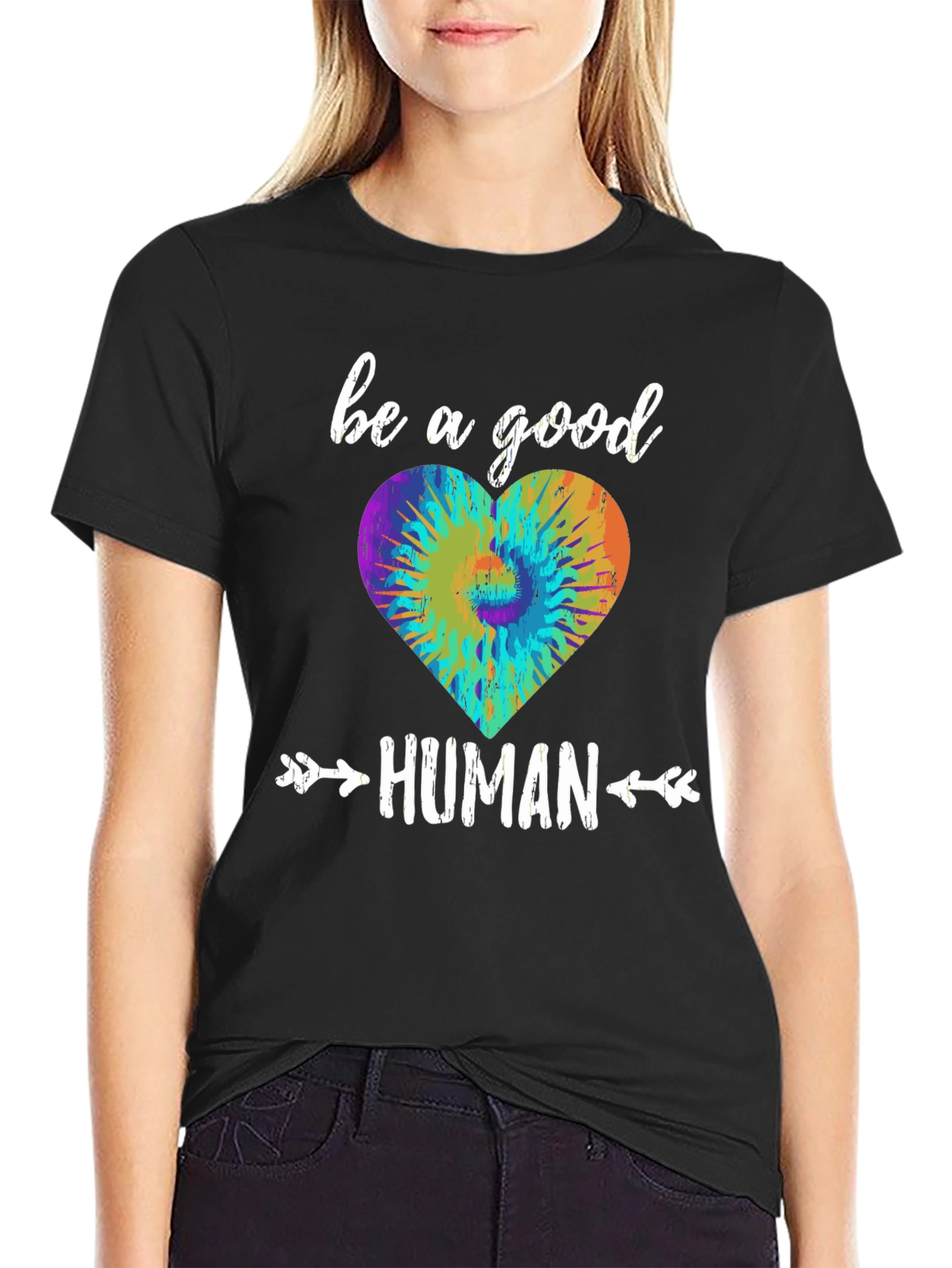 Be A Good Human T-Shirt Black