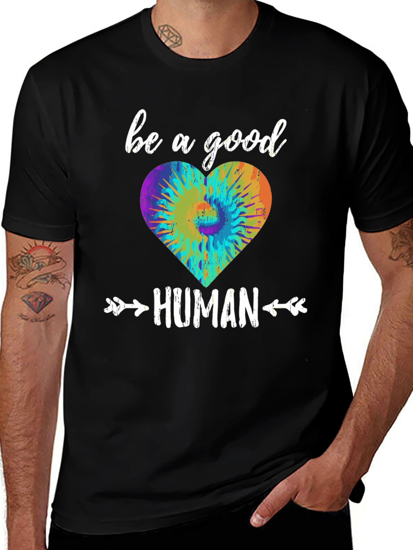 Be A Good Human T-Shirt Black