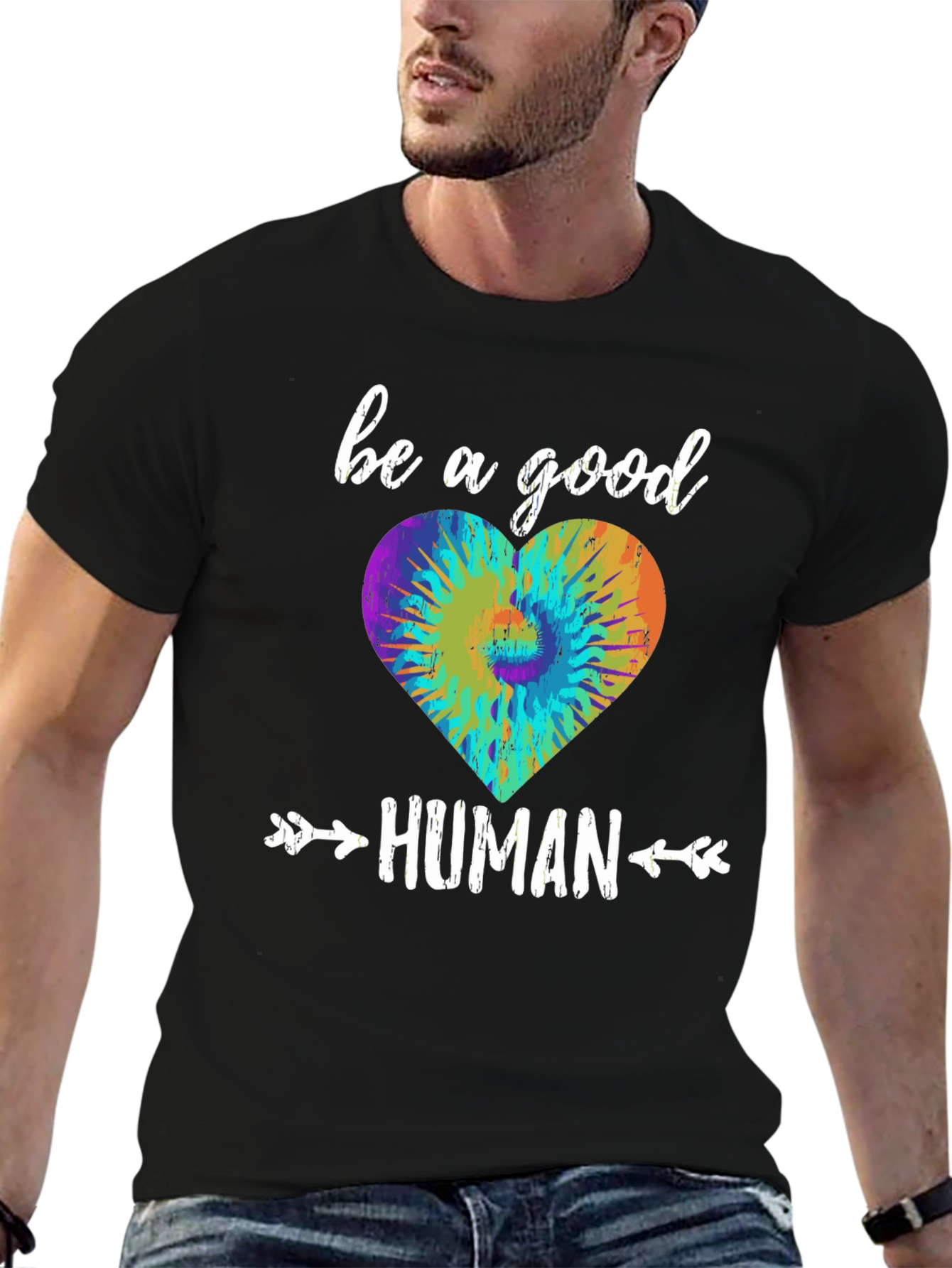 Be A Good Human T-Shirt Black
