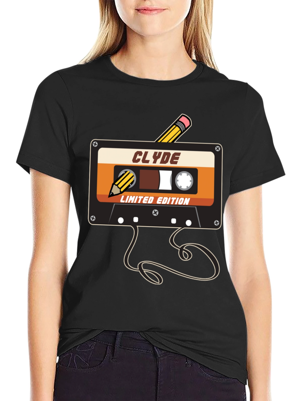 Retro Cassette Tape T-Shirt - Clyde Limited Edition