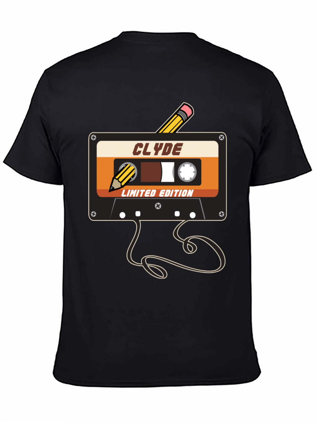 Retro Cassette Tape T-Shirt - Clyde Limited Edition