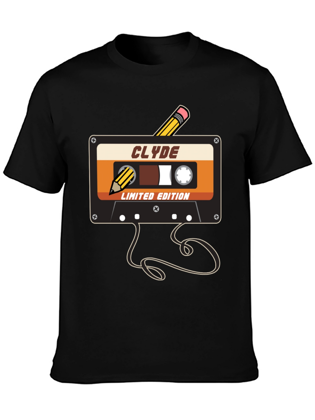 Retro Cassette Tape T-Shirt - Clyde Limited Edition