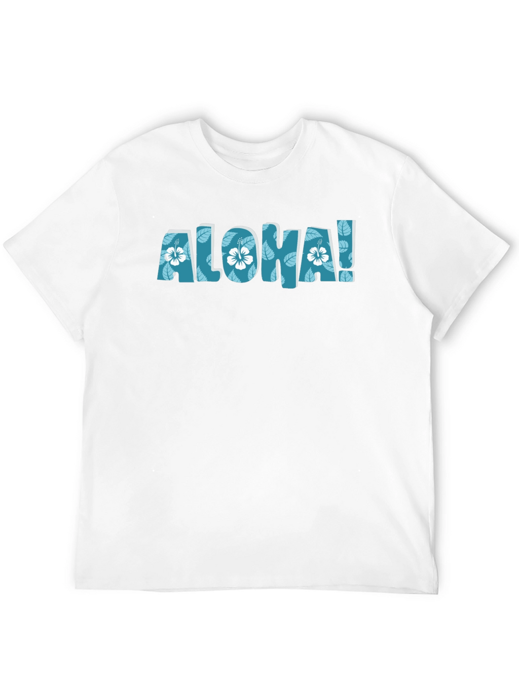 Aloha Floral Graphic Black T-Shirt