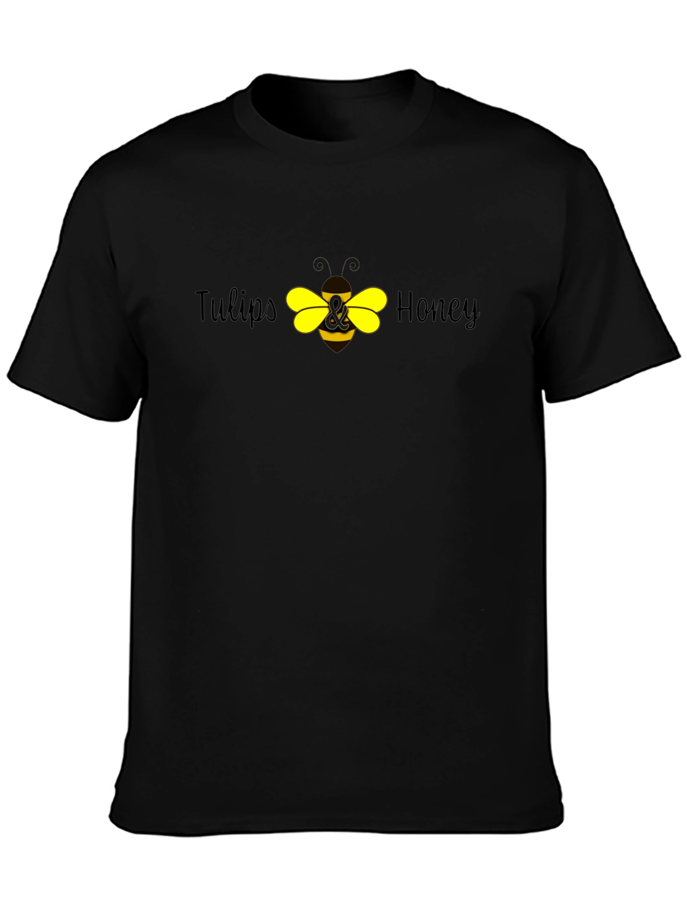 Tulips & Honey Bee Graphic T-Shirt