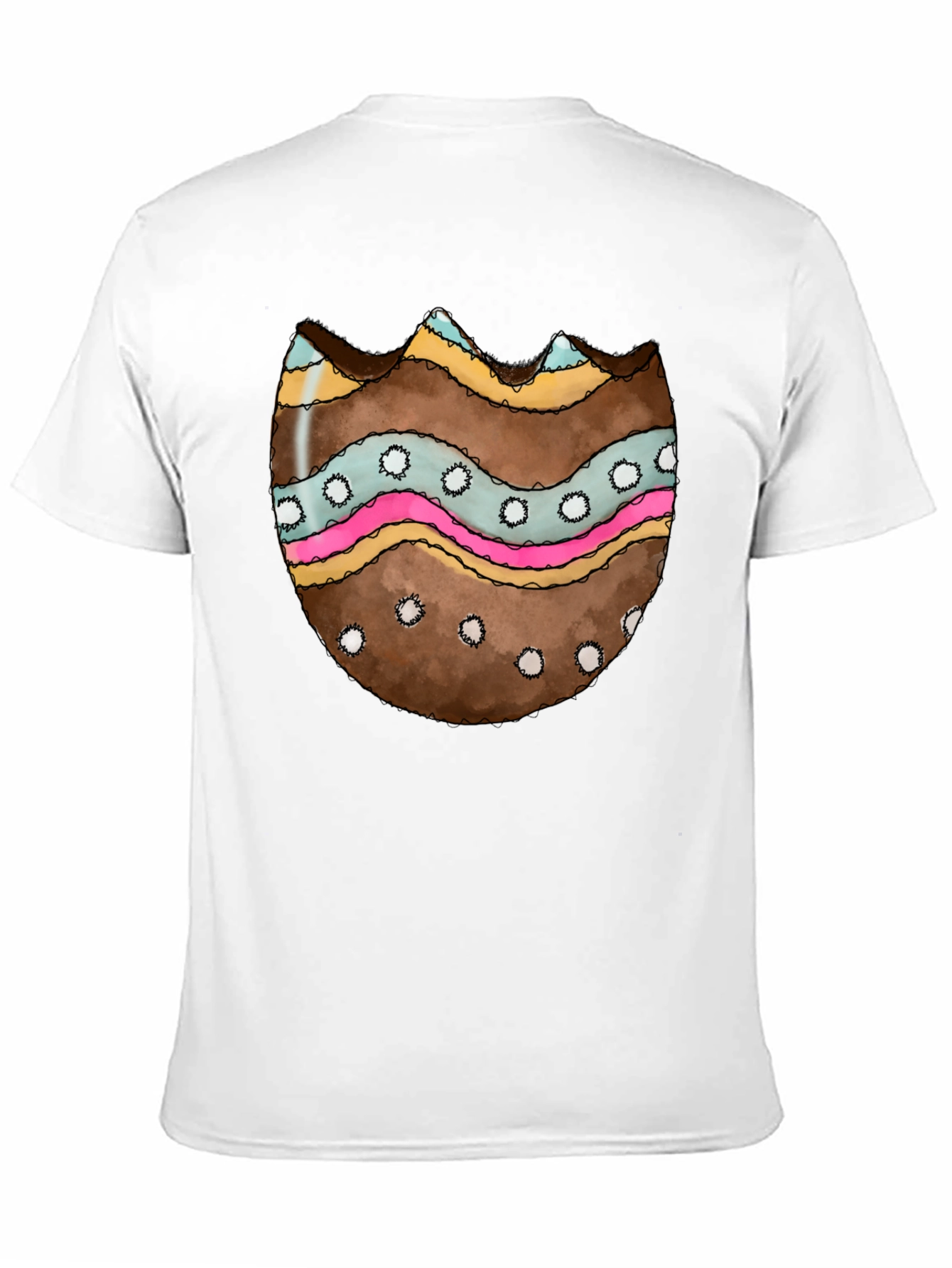Easter Egg Graphic T-Shirt - Festive Holiday Apparel