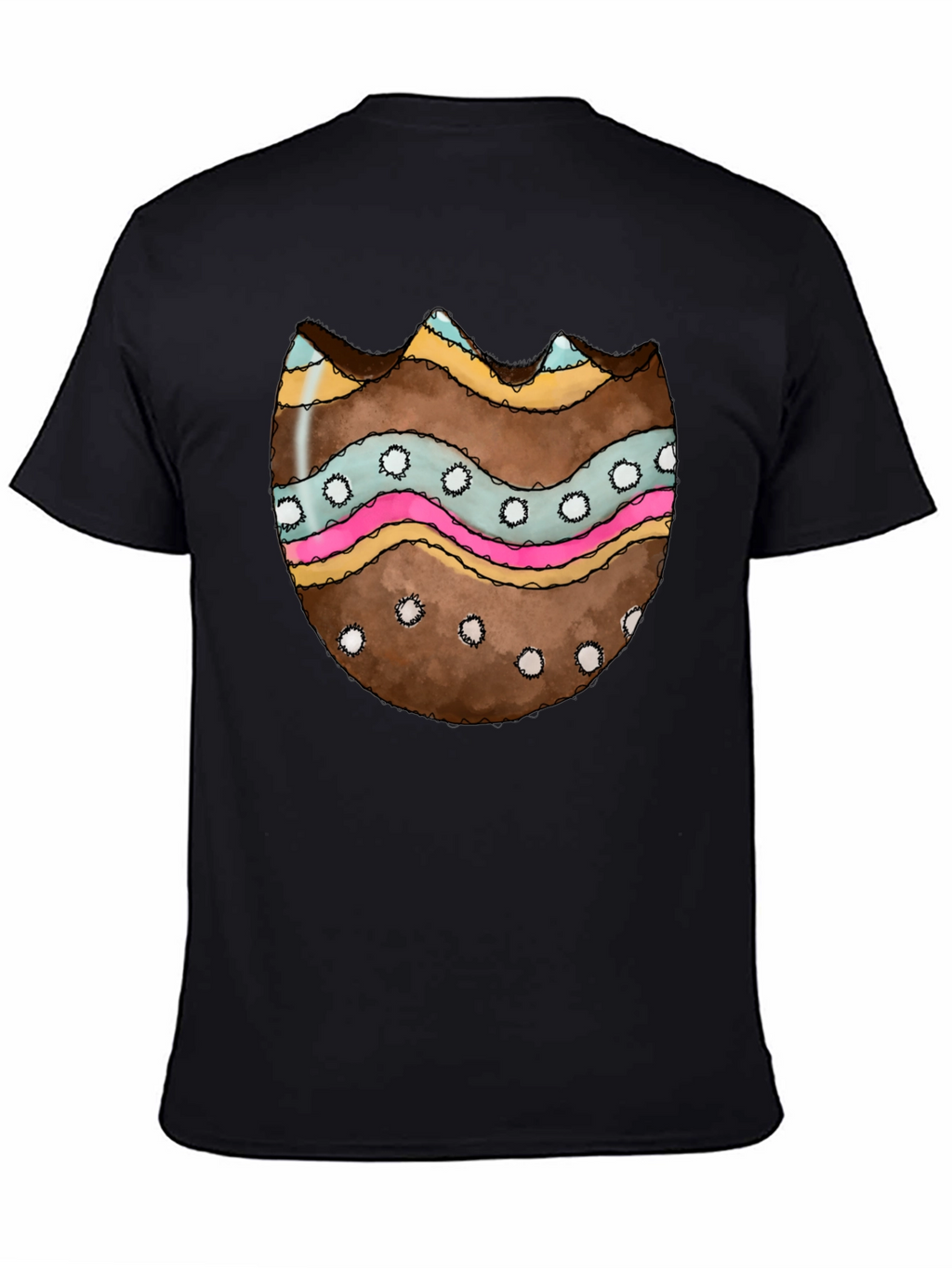 Easter Egg Graphic T-Shirt - Festive Holiday Apparel