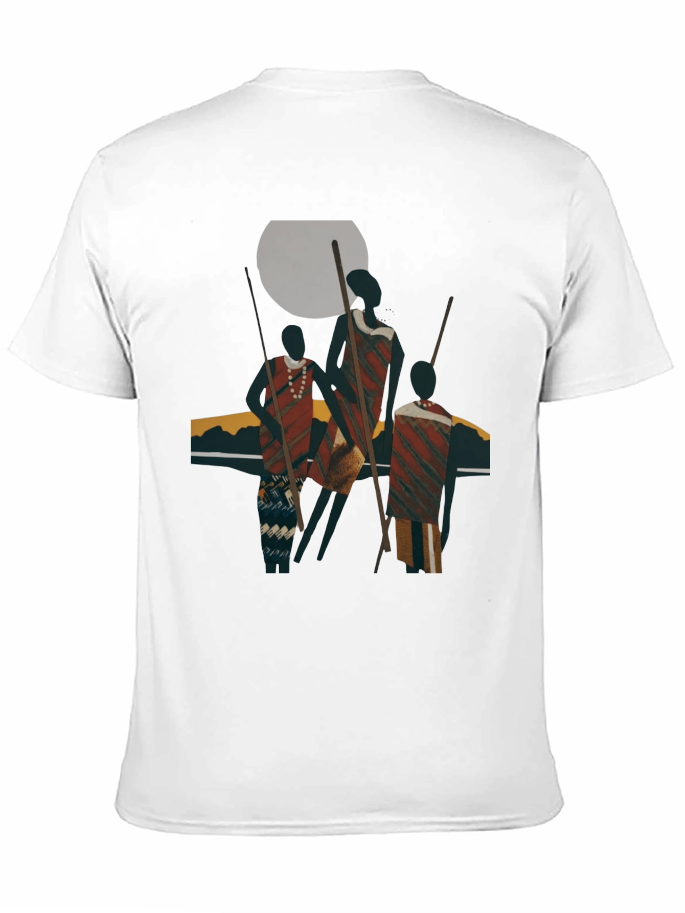 Tribal Art Graphic Black T-Shirt