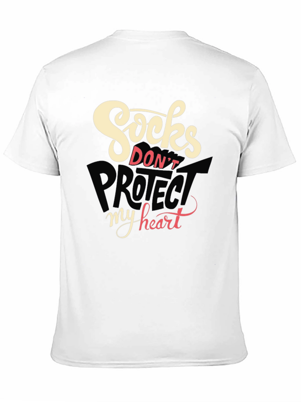 Socks Dont Protect My Heart Graphic T-Shirt