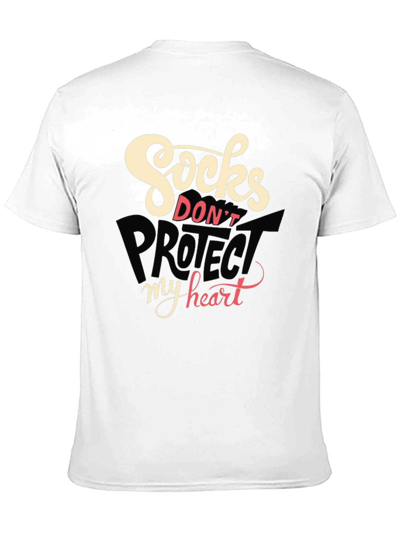 Socks Dont Protect My Heart Graphic T-Shirt