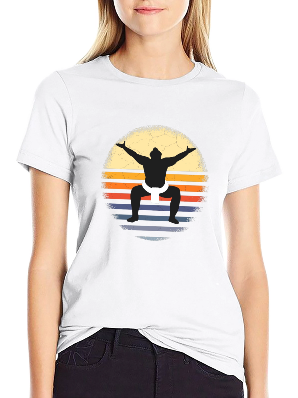 Retro Sumo Wrestler T-Shirt