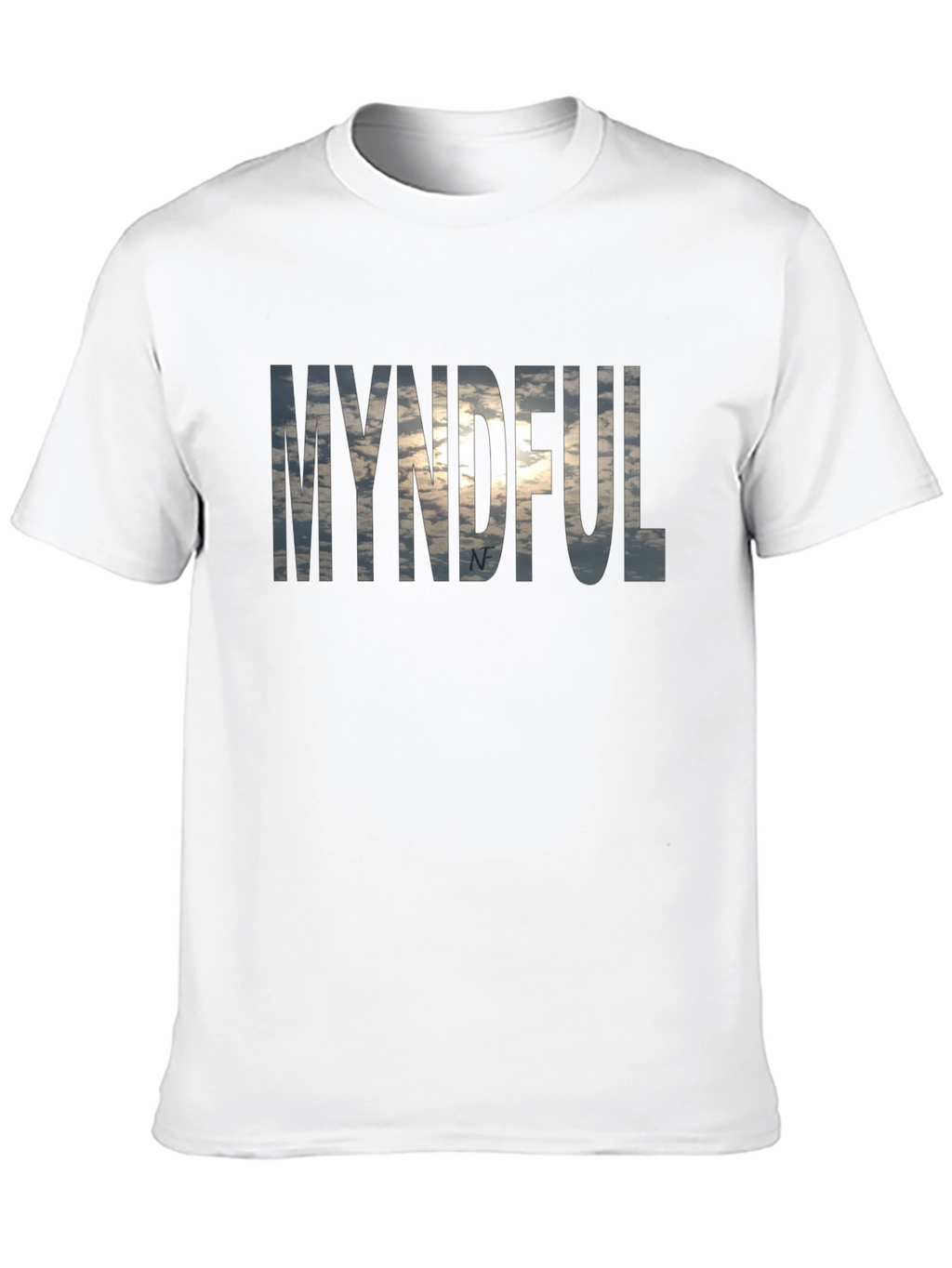 Mindful Graphic Tee - Cloudscape Design