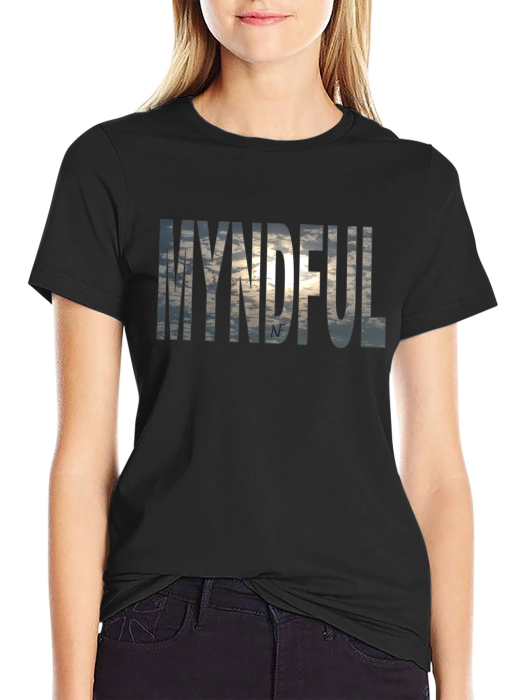 Mindful Graphic Tee - Cloudscape Design