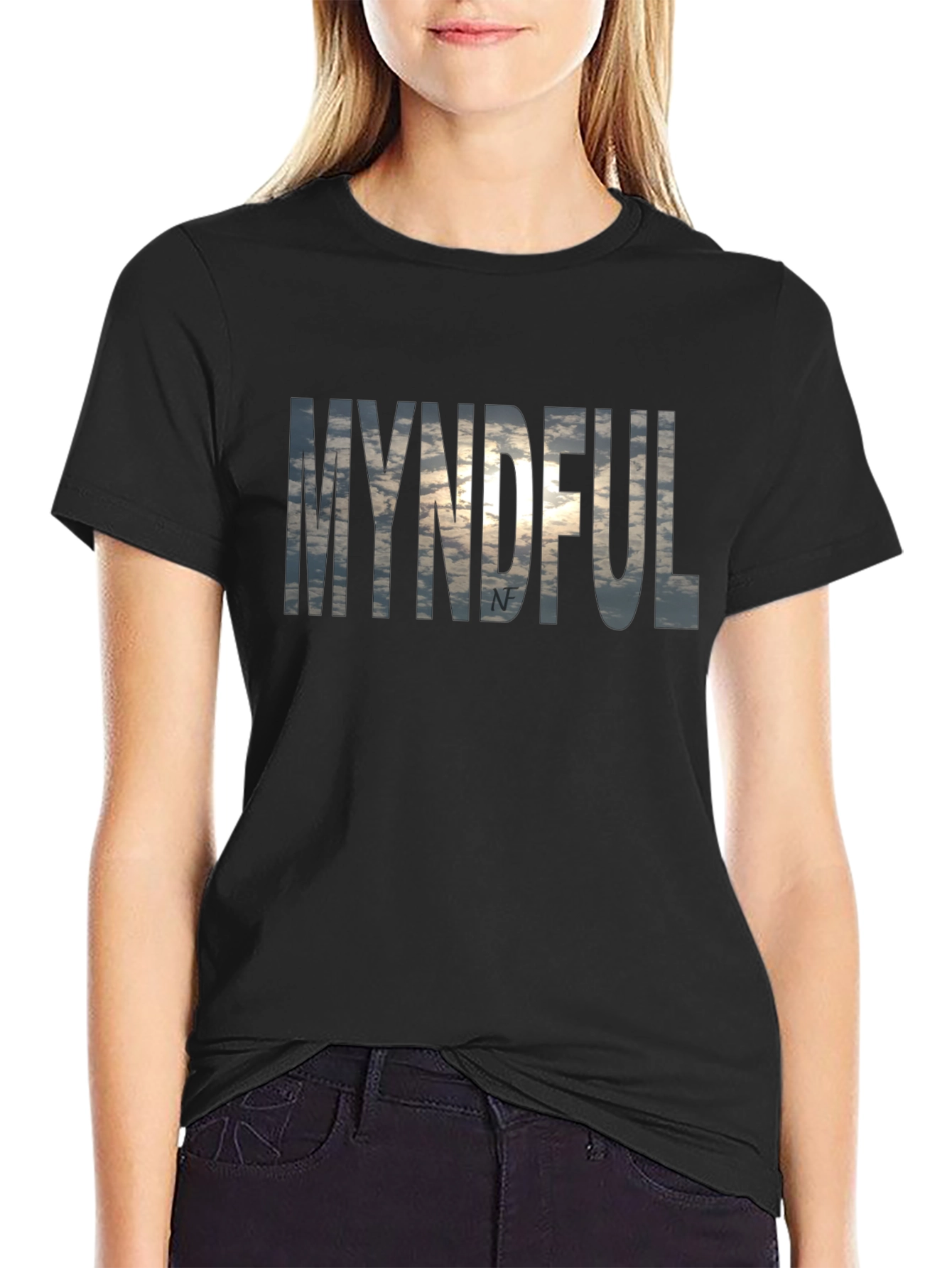 Mindful Graphic Tee - Cloudscape Design