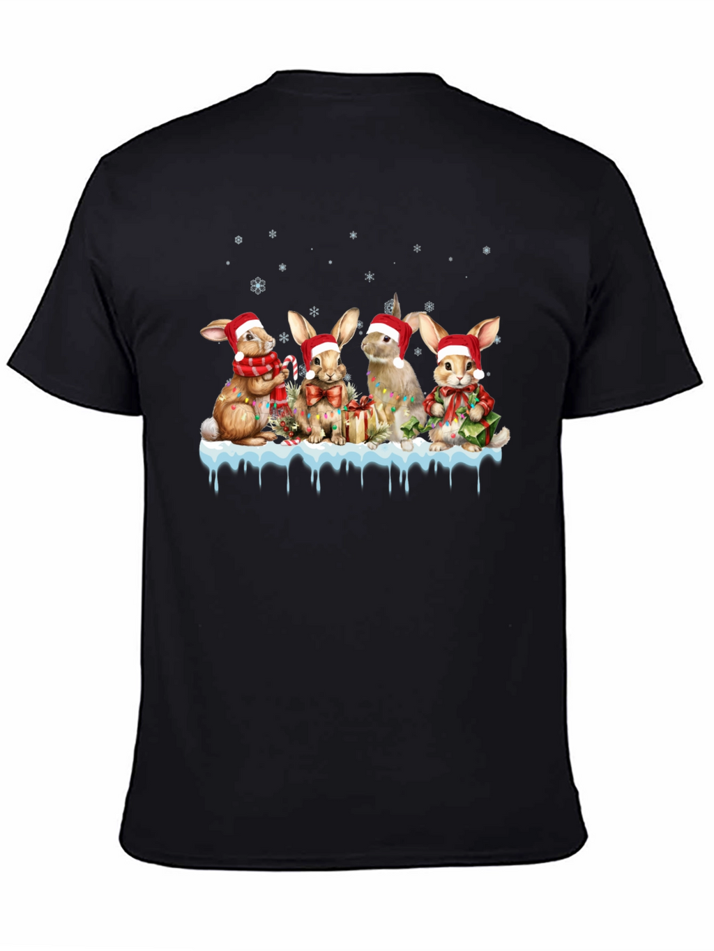 Festive Holiday Bunny T-Shirt