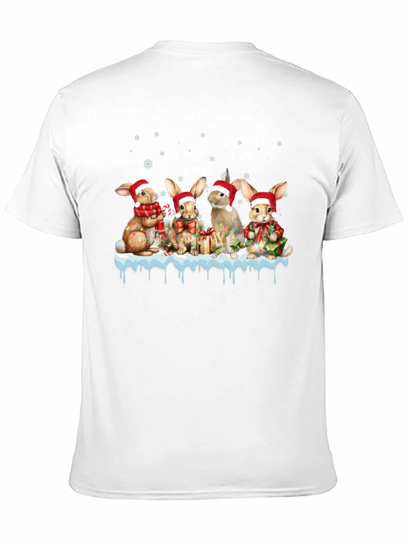 Festive Holiday Bunny T-Shirt