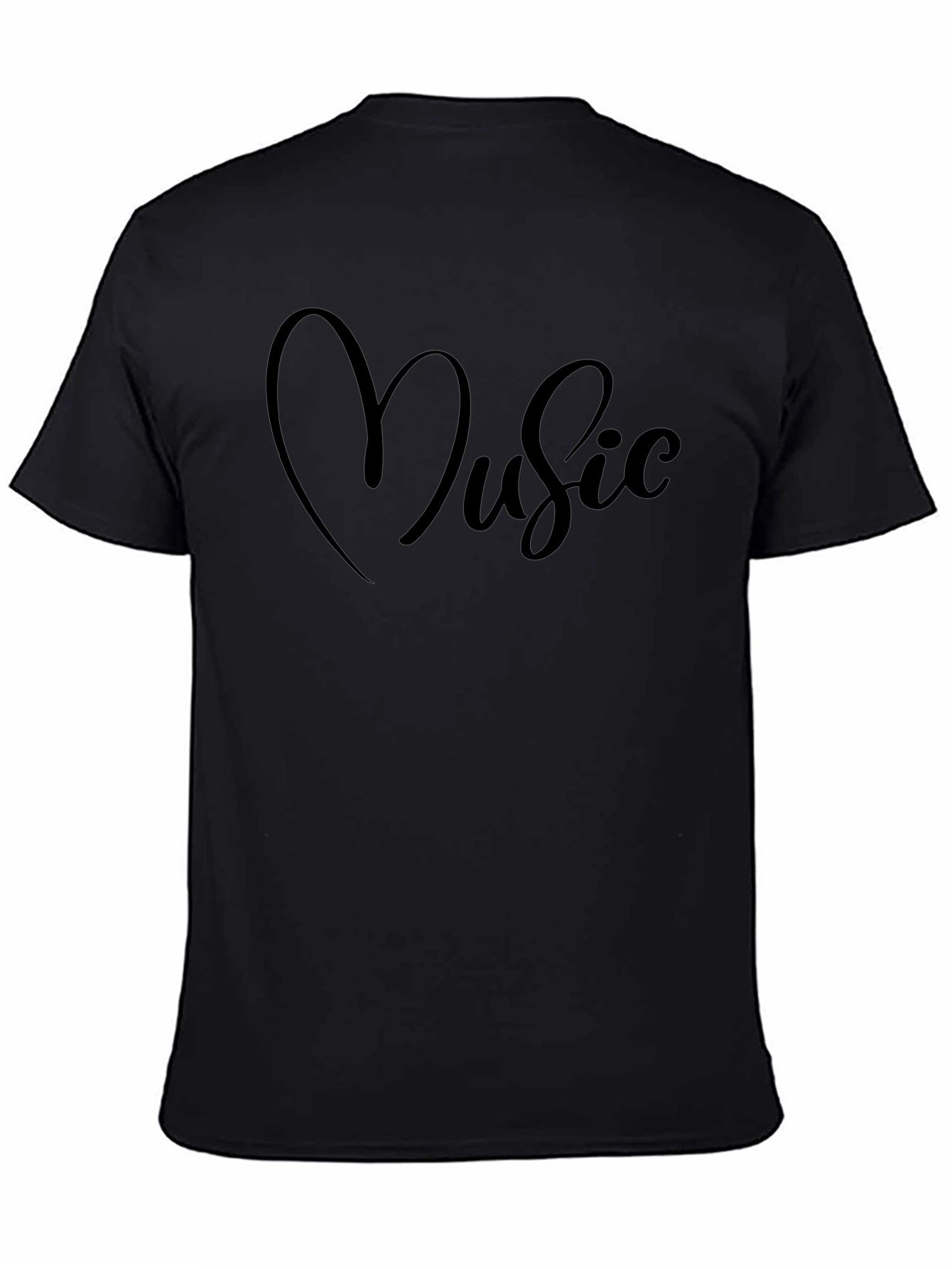 Love Music Black T-Shirt