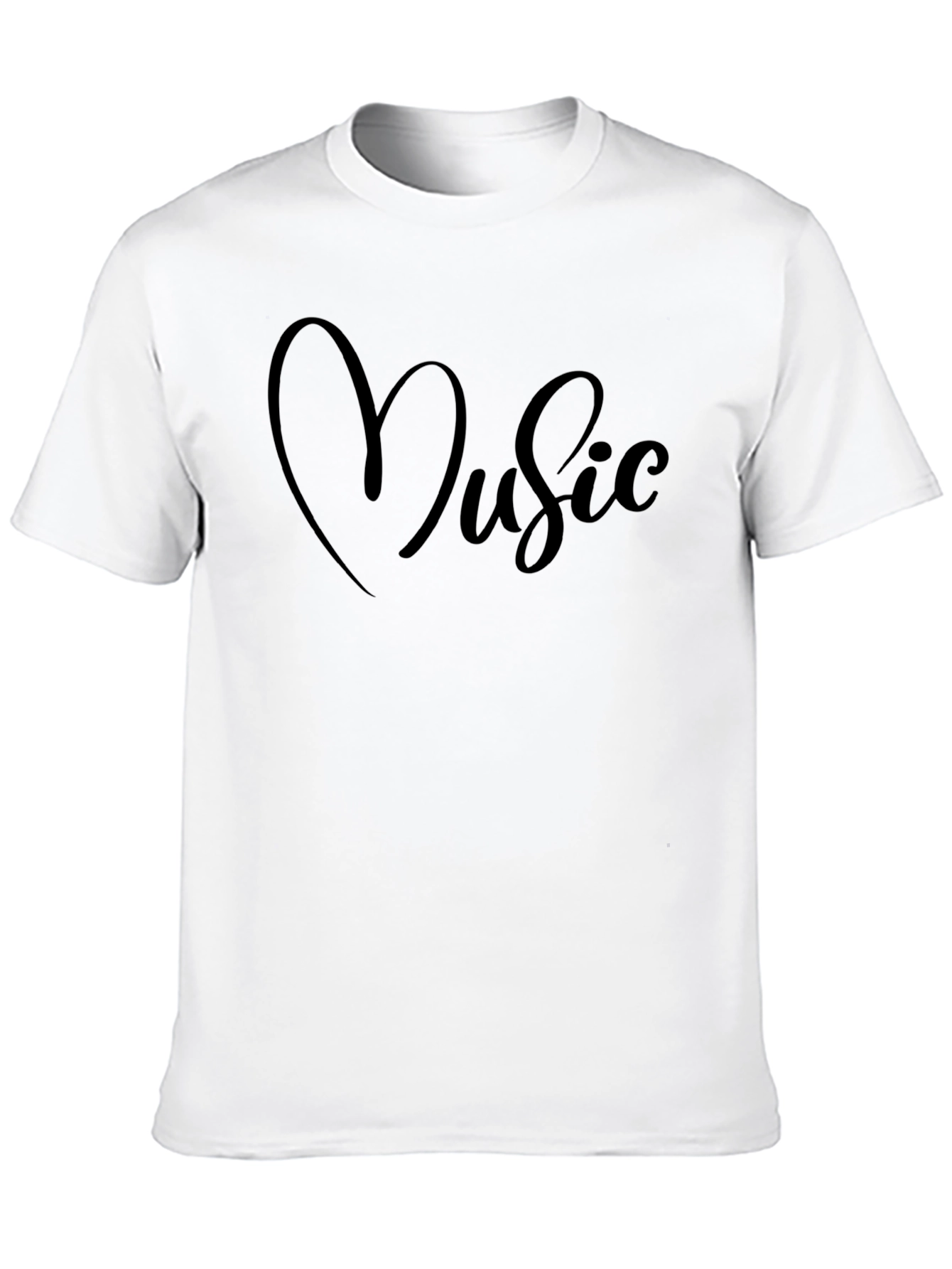 Love Music Black T-Shirt