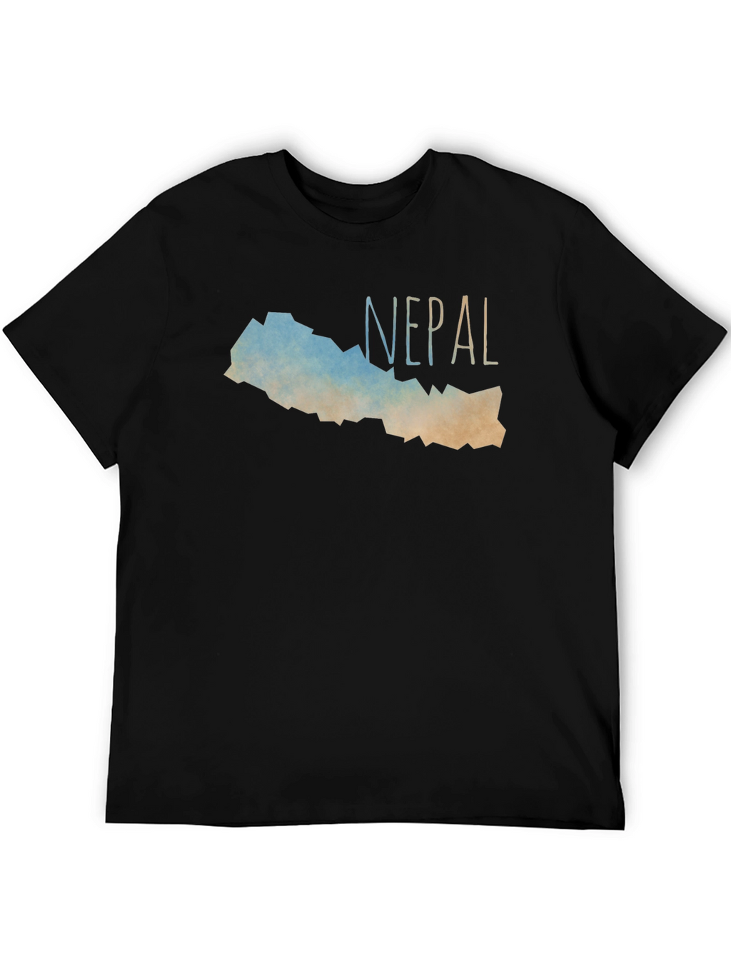 Nepal Graphic Tee - Black