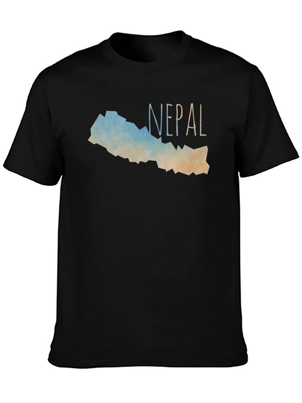 Nepal Graphic Tee - Black