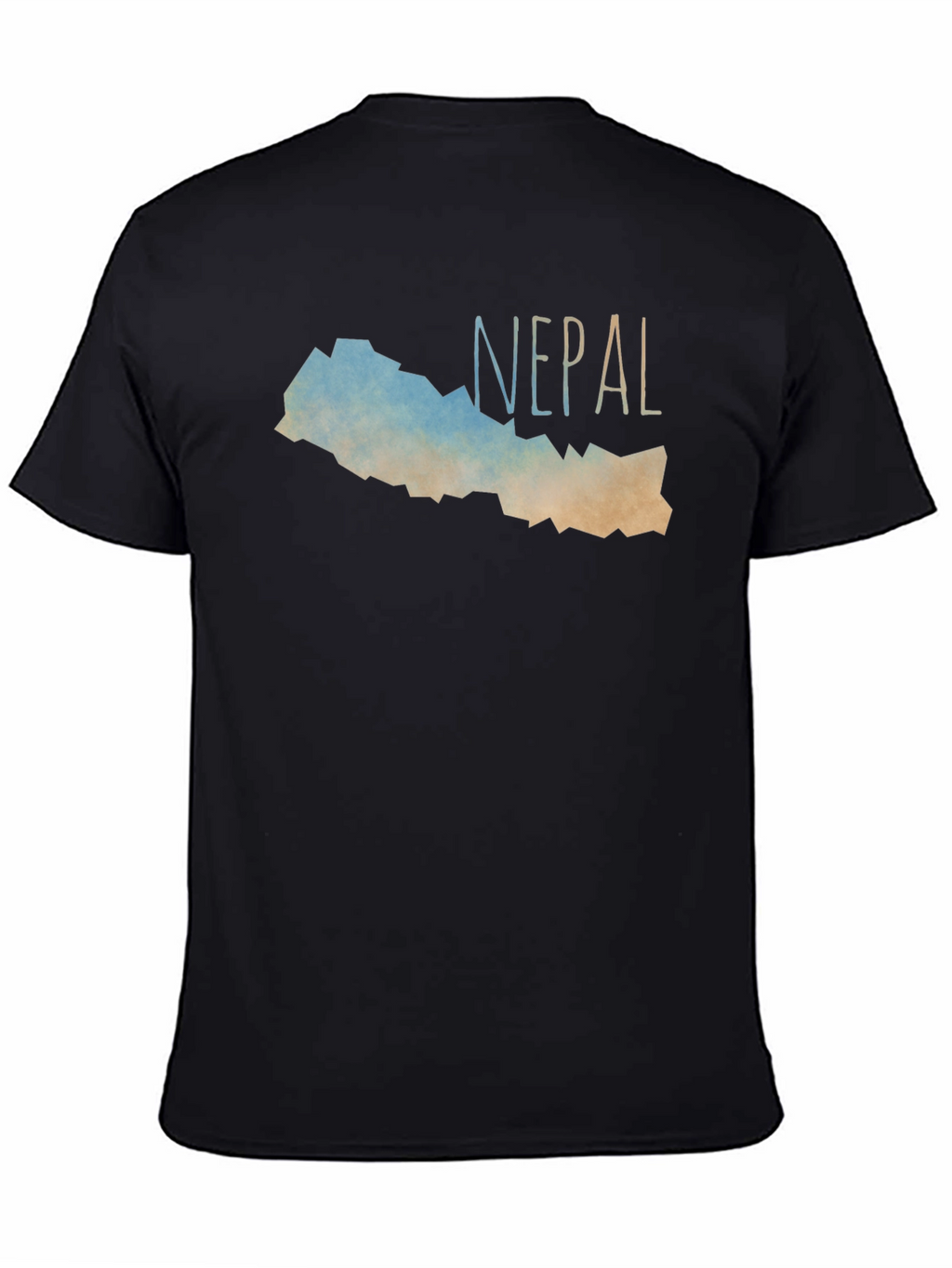 Nepal Graphic Tee - Black