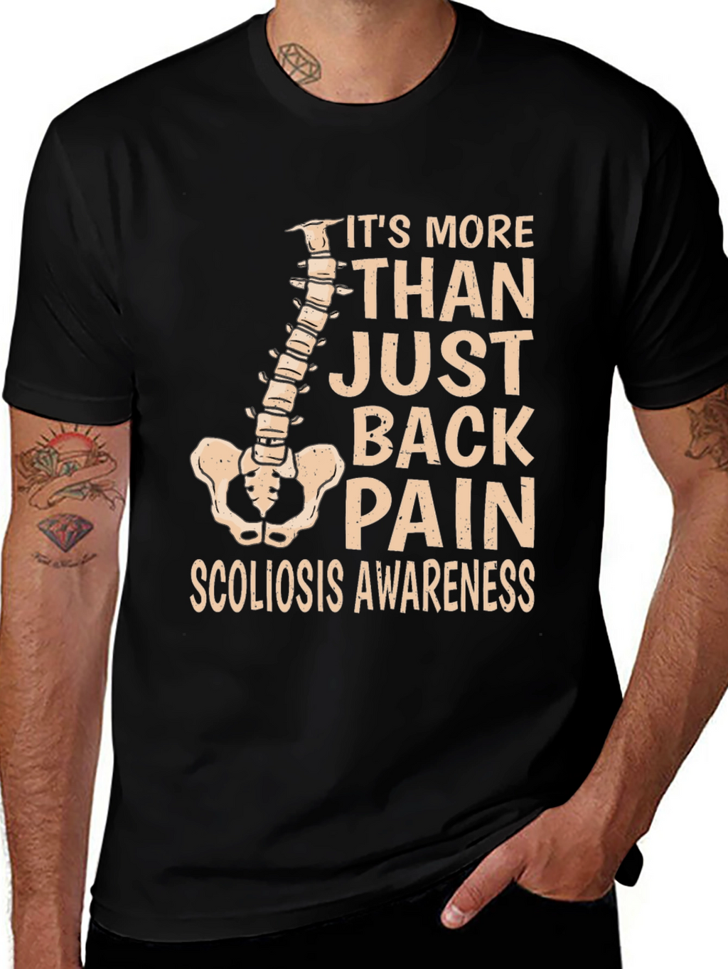 Scoliosis Awareness T-Shirt: More Than Back Pain