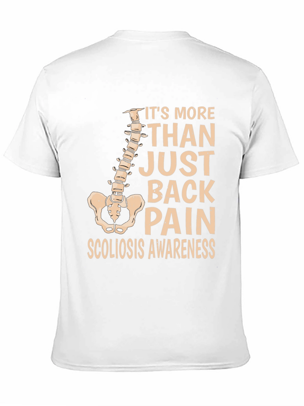 Scoliosis Awareness T-Shirt: More Than Back Pain