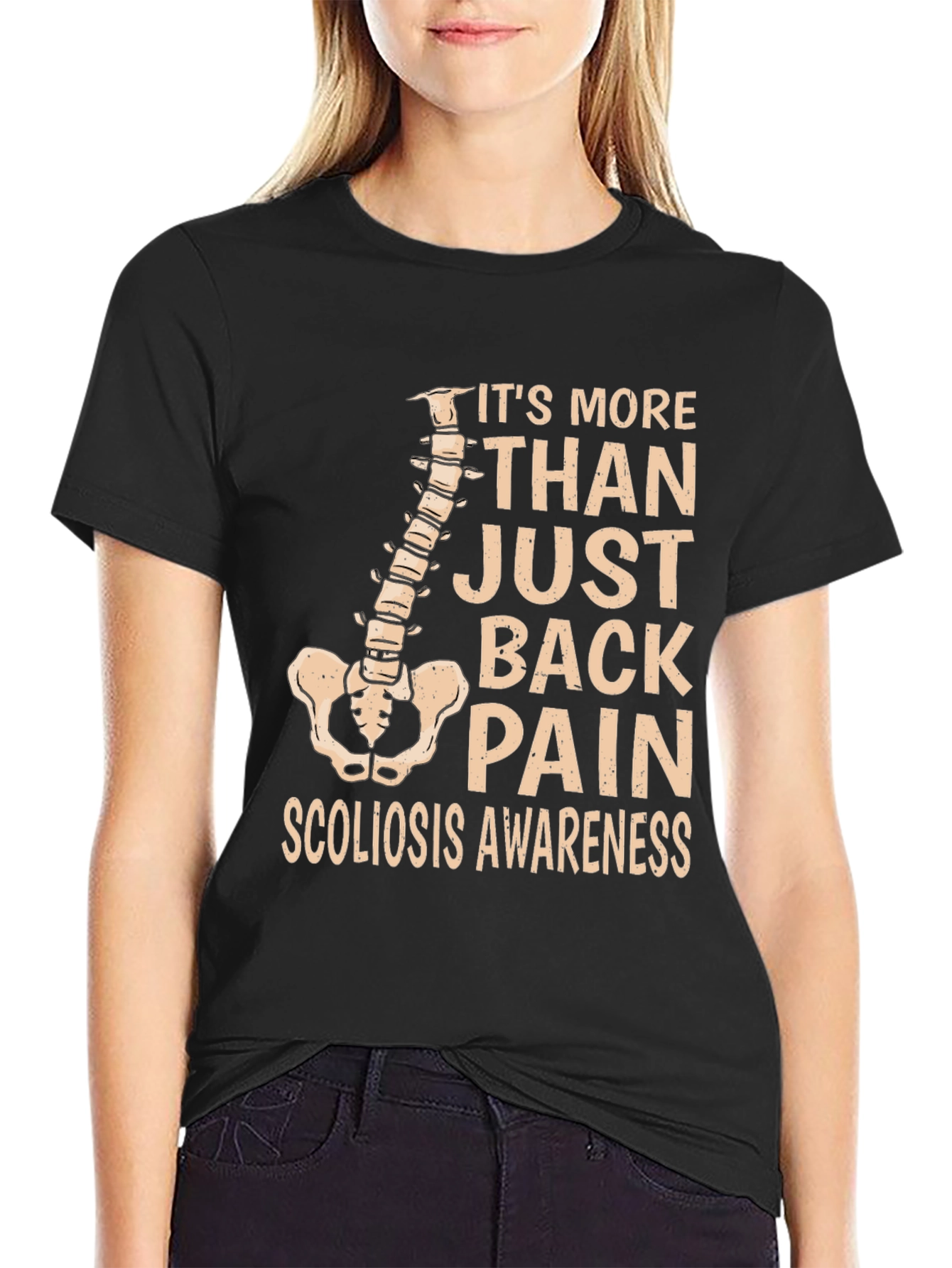 Scoliosis Awareness T-Shirt: More Than Back Pain
