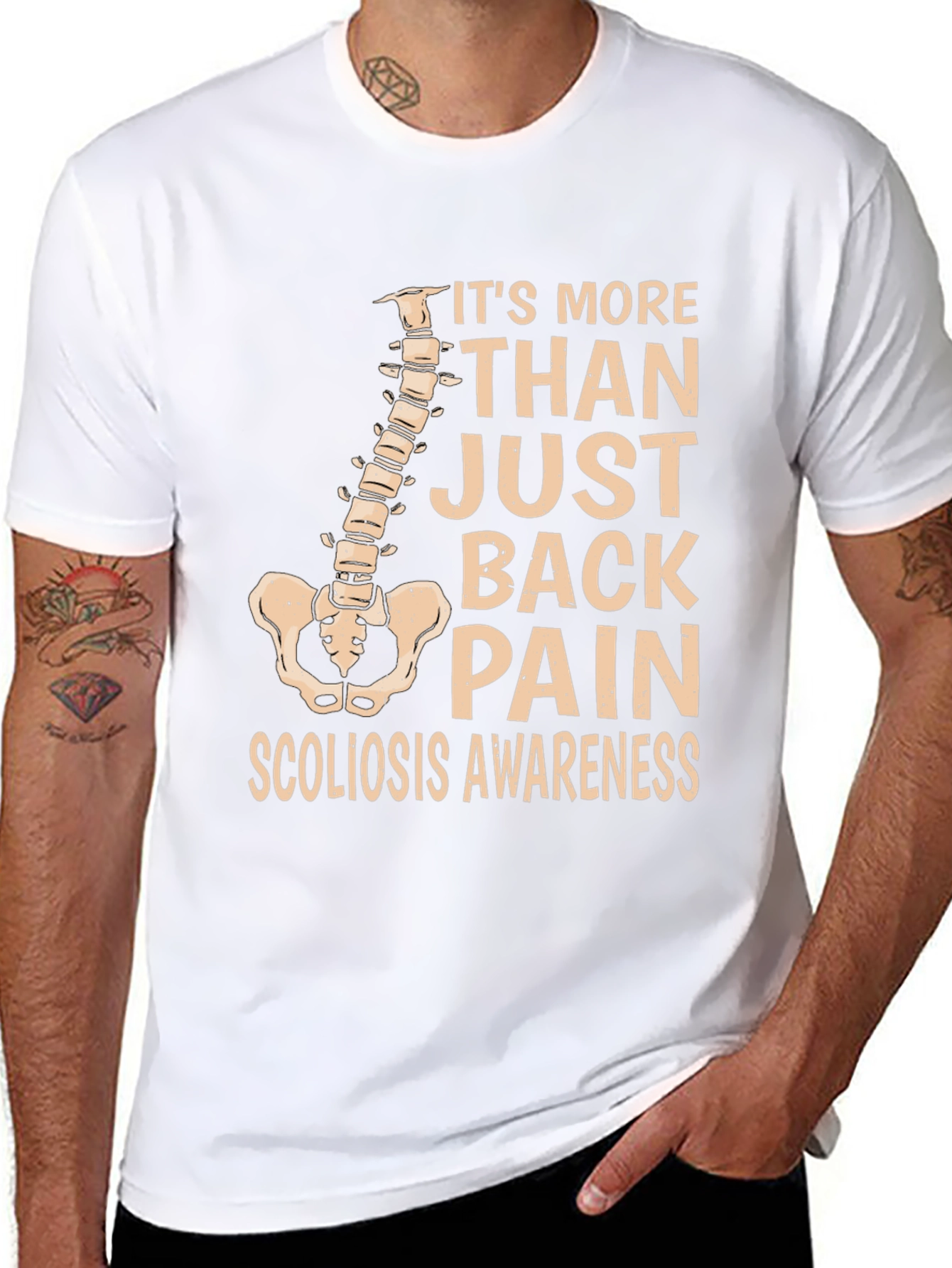 Scoliosis Awareness T-Shirt: More Than Back Pain