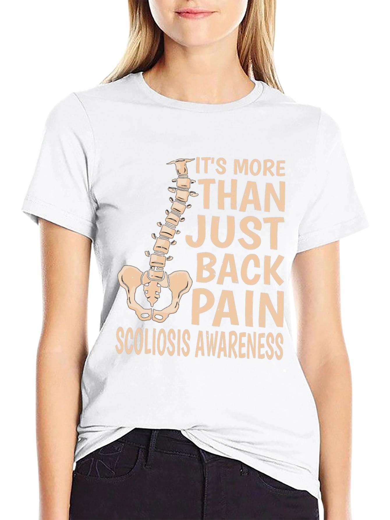 Scoliosis Awareness T-Shirt: More Than Back Pain