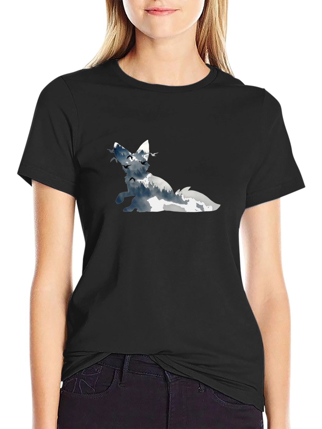 Fox Silhouette Graphic Tee