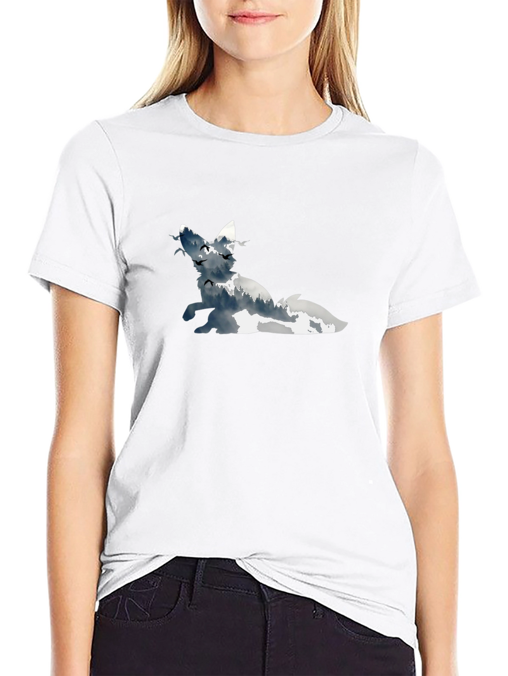 Fox Silhouette Graphic Tee