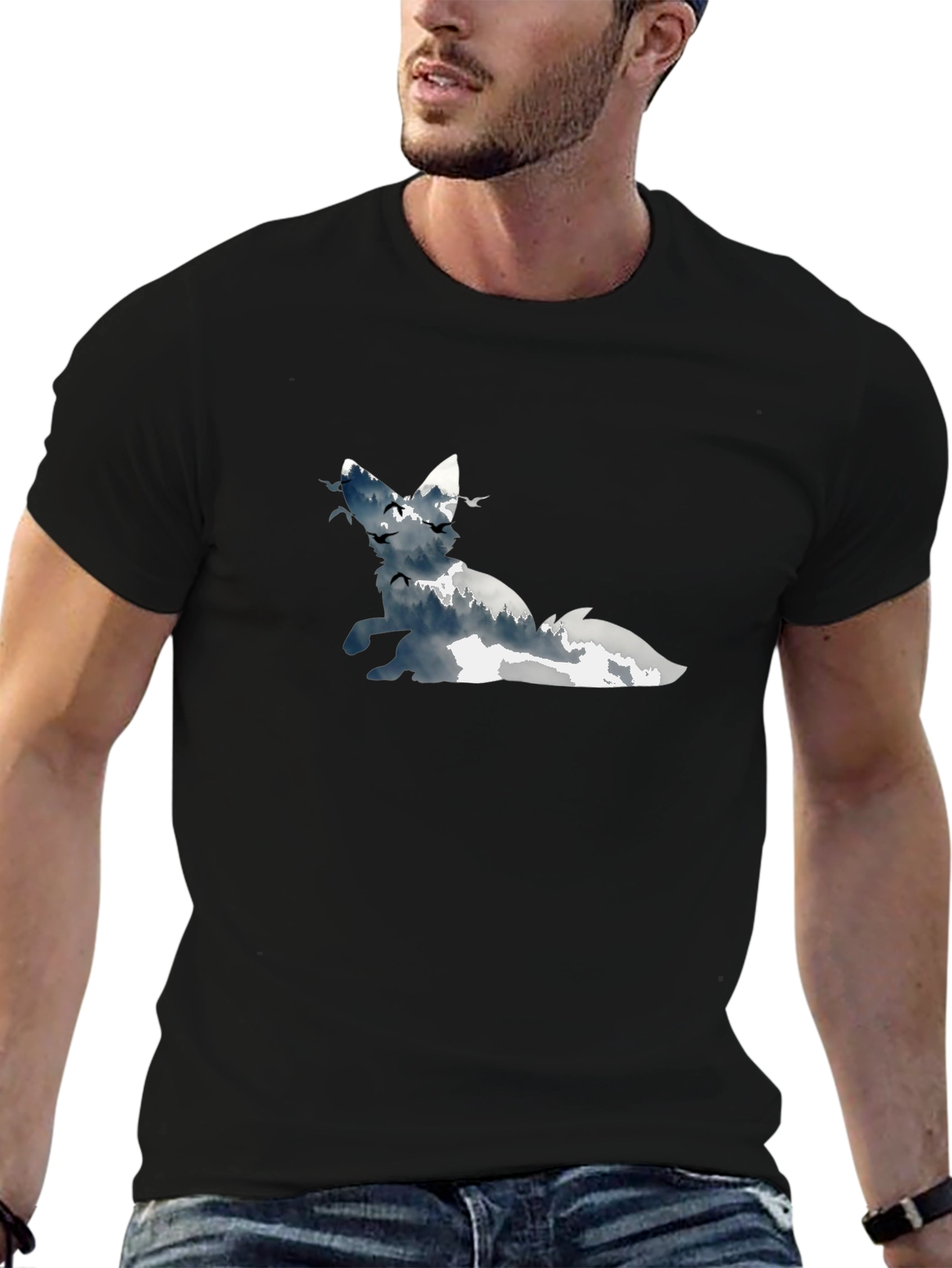 Fox Silhouette Graphic Tee
