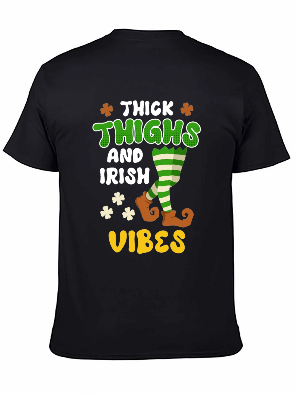 Thick Thighs Irish Vibes Graphic T-Shirt