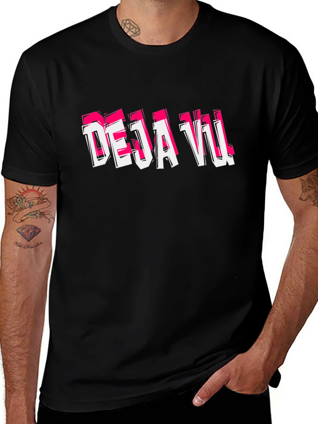 Deja Vu Graphic Tee - Bold Streetwear Style