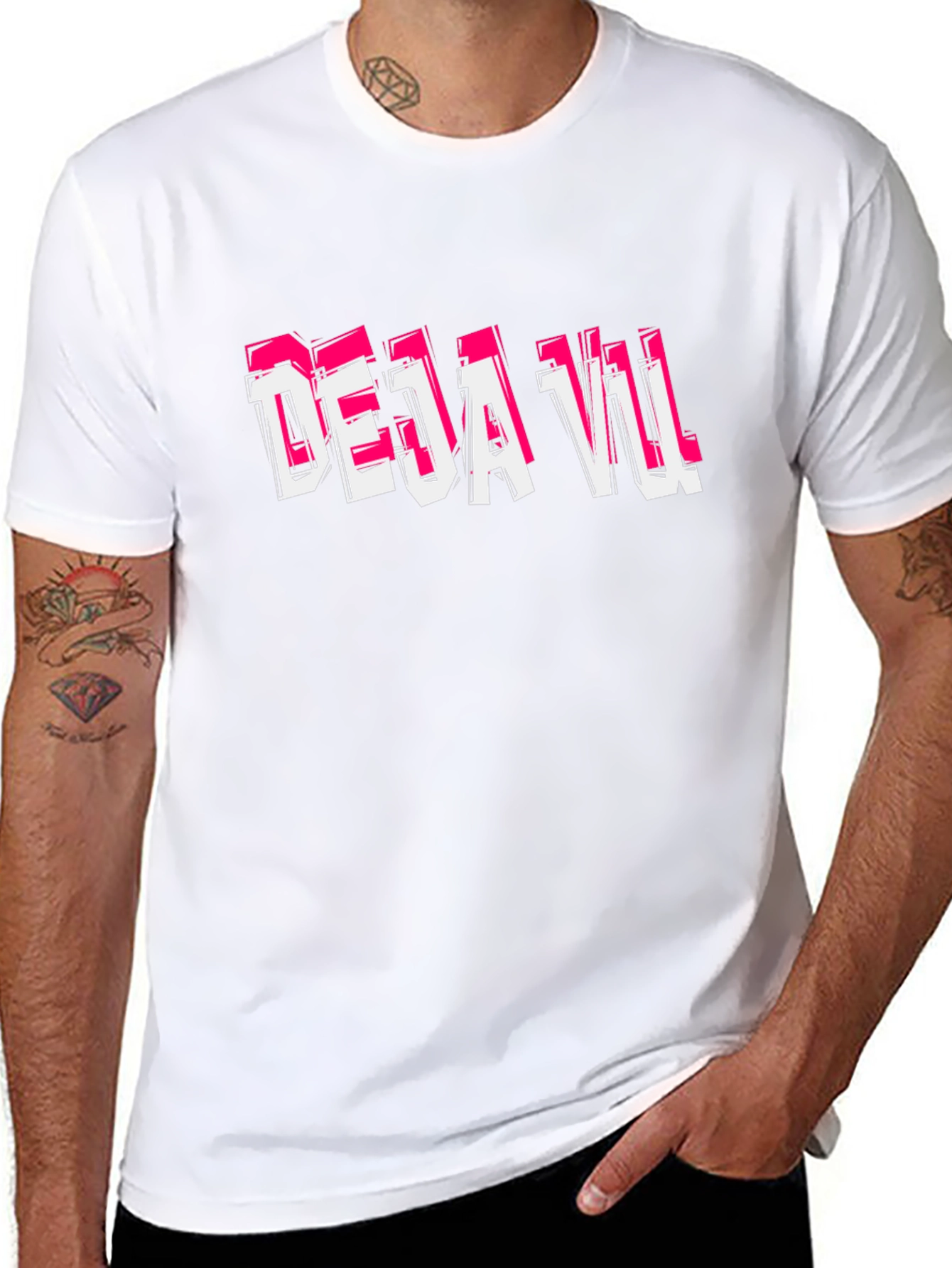 Deja Vu Graphic Tee - Bold Streetwear Style
